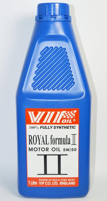 VIP OIL ROYAL FORMULA II 100 % SYNTHETIC PAO