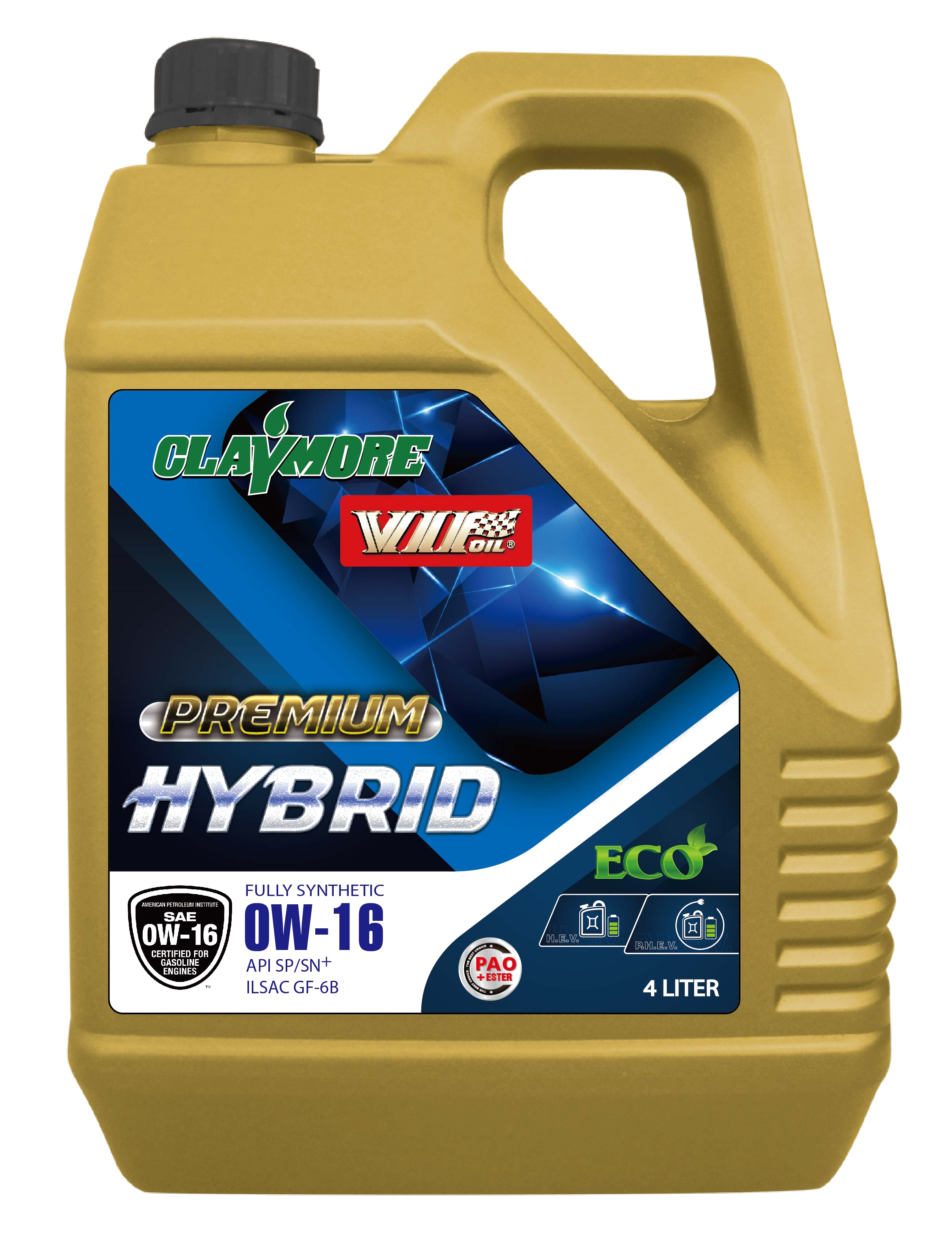 CLAYMORE VIP SAE 0W16 SP GB-6B Full Synthetic